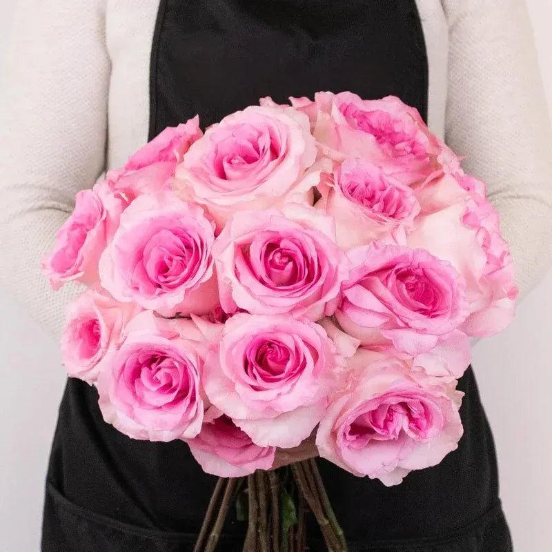 Rose - Mandala Pink (20 Stems) - Laflora.ae