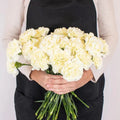 Carnation - Butter Yellow (20 Stems) - Laflora.ae