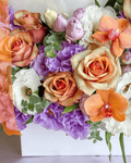 Aurora Bliss Flower Box - Laflora.ae