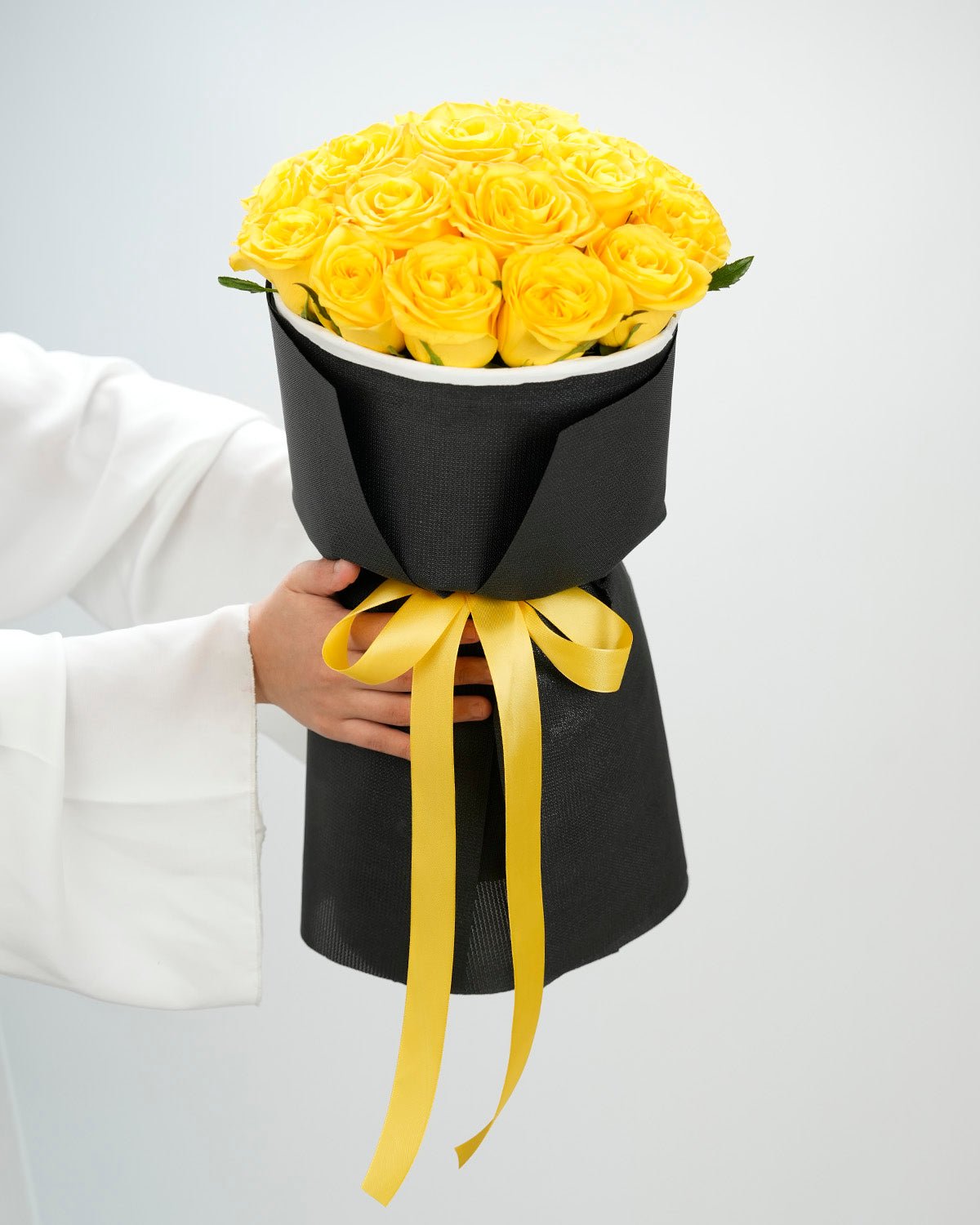 Sunrise Yellow Roses Bouquet - Laflora.ae