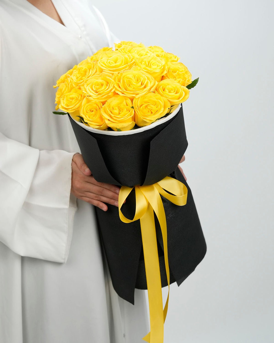 Sunrise Yellow Roses Bouquet - Laflora.ae
