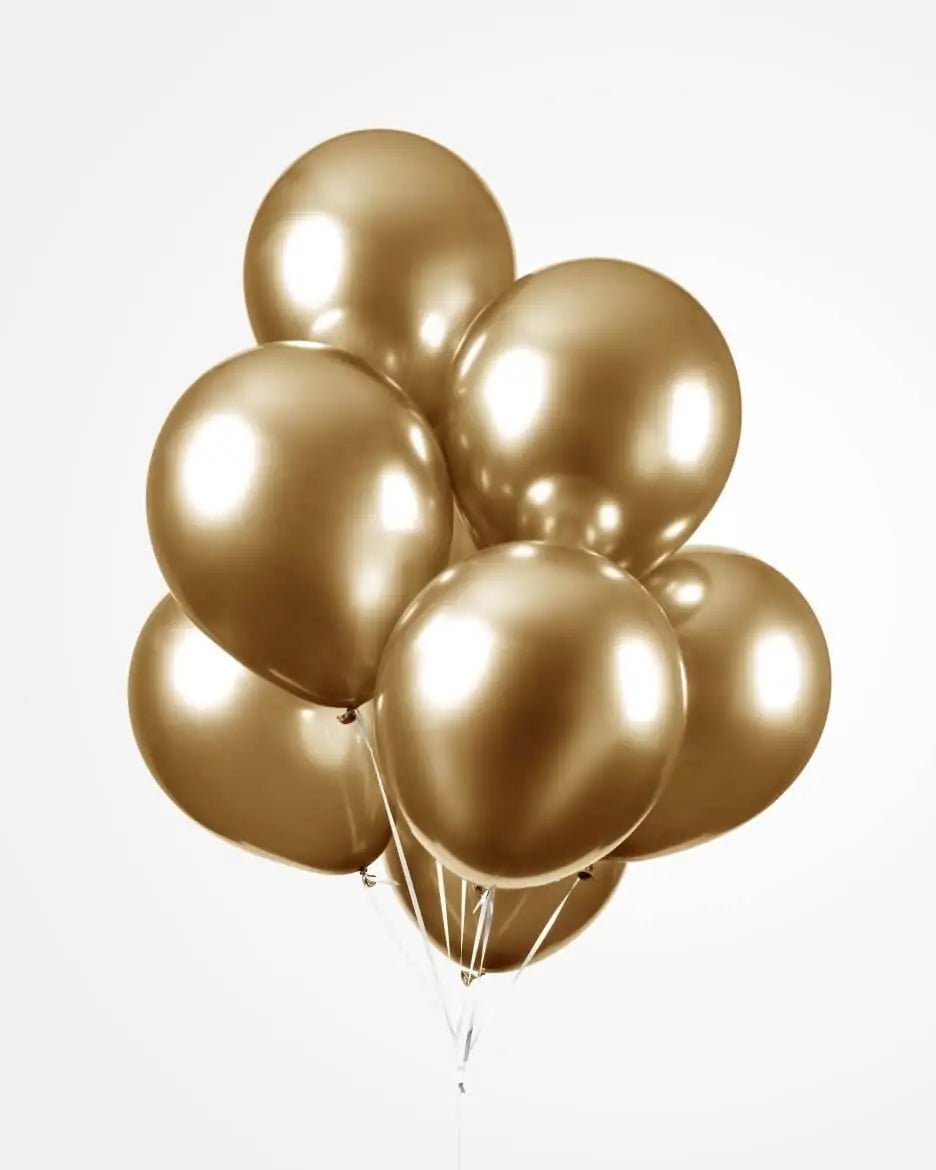 Gold Balloons (4pcs set) - Laflora.ae