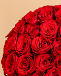 Red Roses Hat Box - Laflora.ae