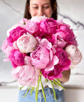 Pink Peonies Mix - Laflora.ae