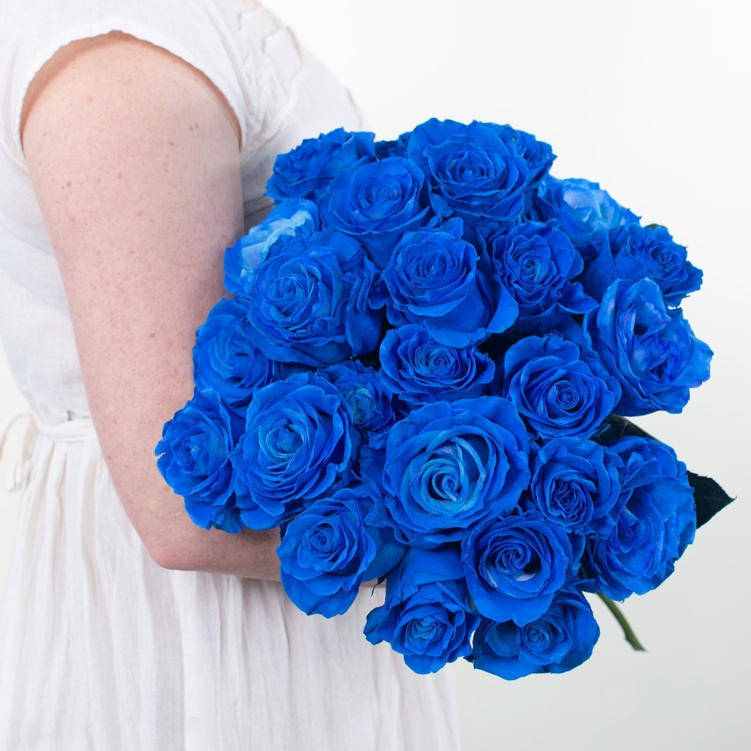Rose - Blue Tinted (25 Stems) - Laflora.ae