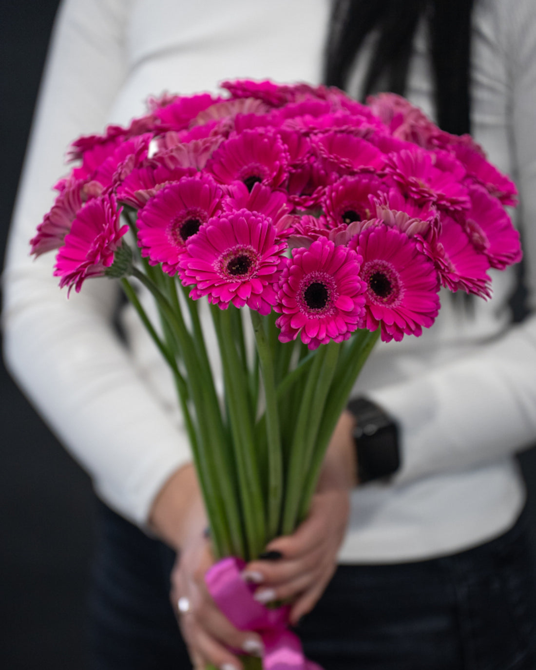 Gerbera - Purpleberry (10 Stems) - Laflora.ae