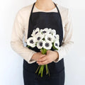 Anemones - White (10 Stems) - Laflora.ae