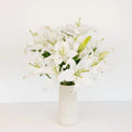 Lily - Ivory Oriental (10 Stems) - Laflora.ae