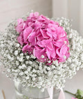 Graceful Hydrangea Flowers Vase - Laflora.ae