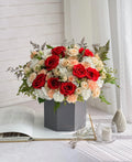 Rouge Elegance Flower Box - Laflora.ae