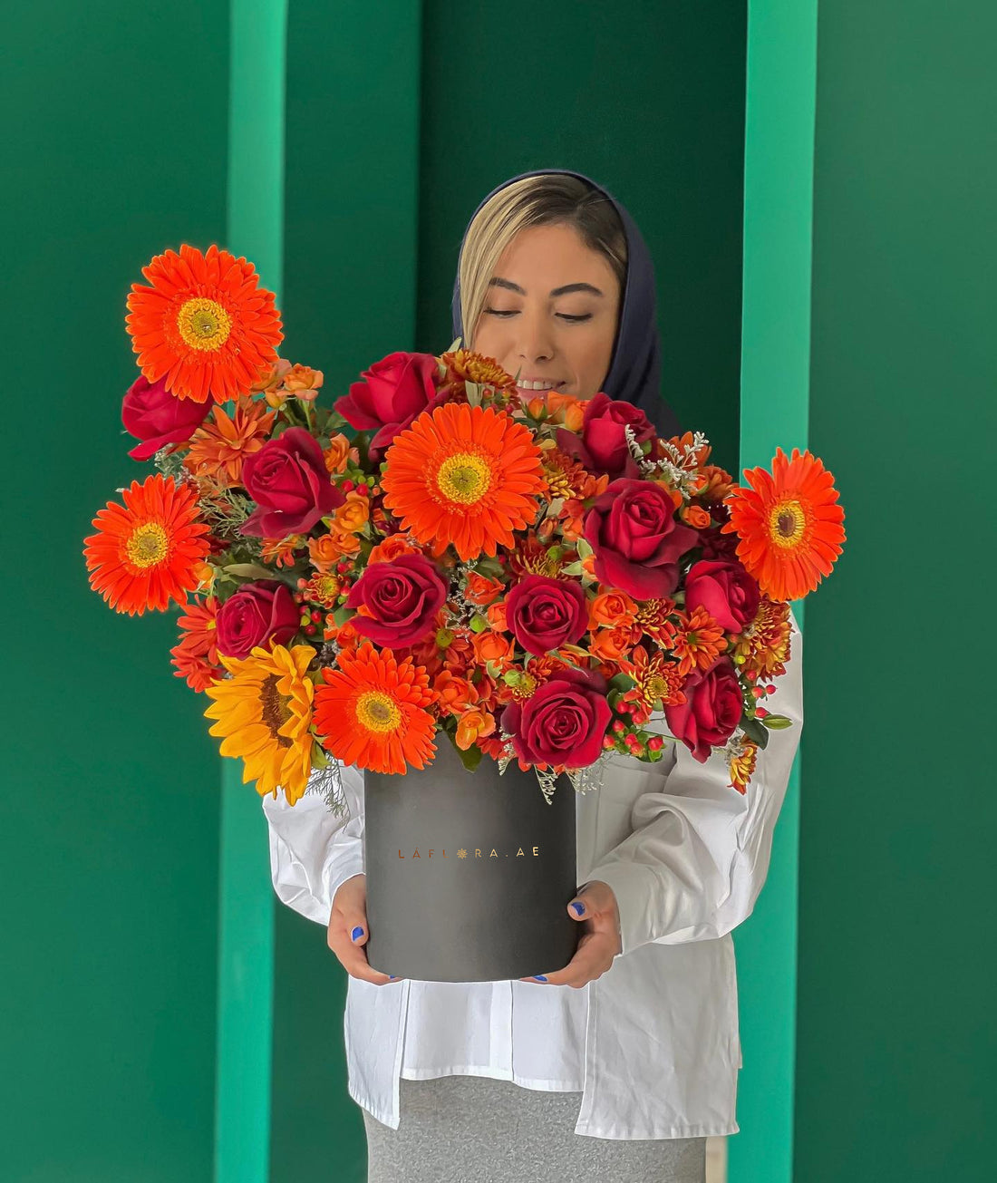 Sunset Ember Box - Laflora.ae