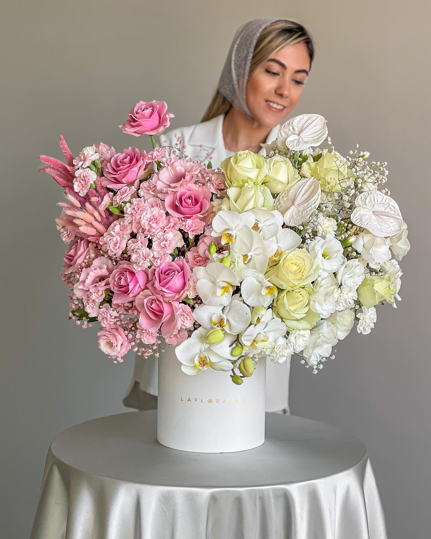 Orchid Whispers Box - Laflora.ae