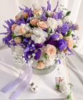 Violet Grace Vase - Laflora.ae