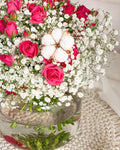 Rosy Elegance Vase - Laflora.ae