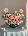 Vibrant Meadow Flower Vase - Laflora.ae