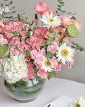 Blooming Grace Flowers Vase - Laflora.ae
