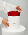 Red Roses Luxury Box - Laflora.ae