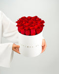 Red Roses Luxury Box - Laflora.ae