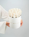 White Roses Box - Laflora.ae