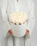 White Roses Box - Laflora.ae