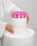 Purple Roses Box - Laflora.ae