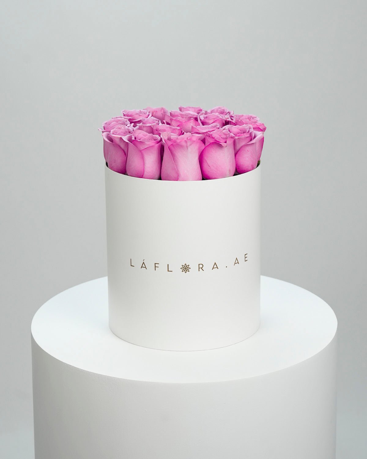 Purple Roses Box - Laflora.ae