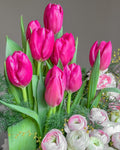 Tulip Radiance Flower Box - Laflora.ae