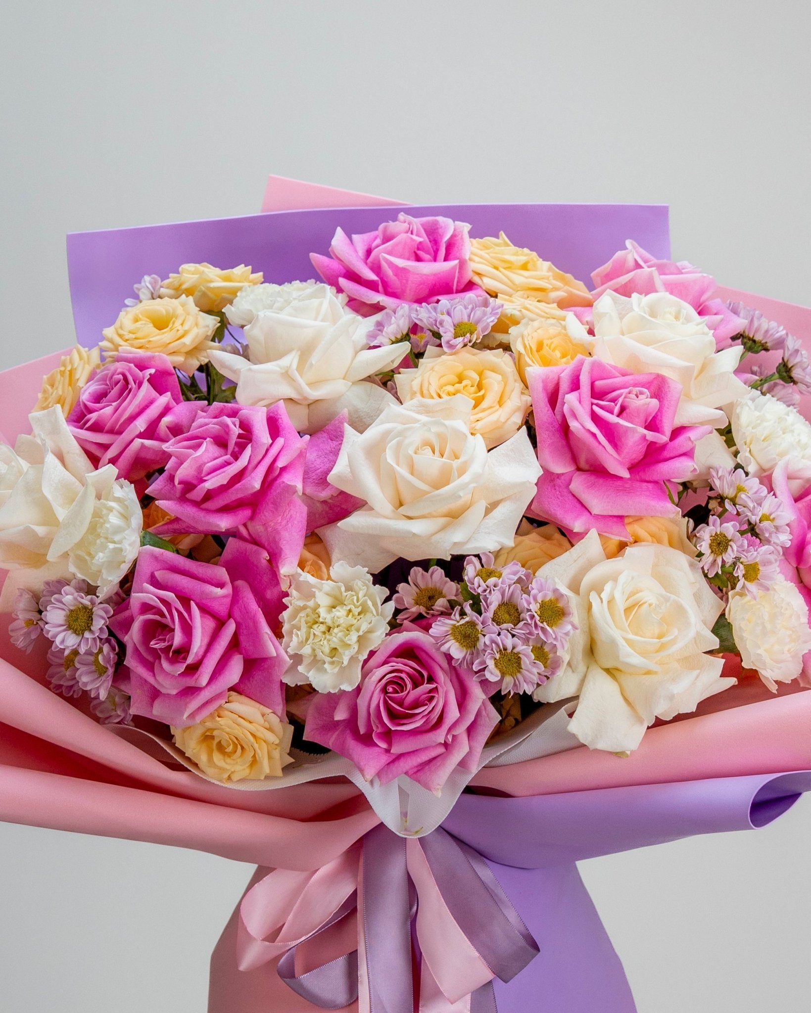 Blushing Beauty Bouquet - Laflora.ae