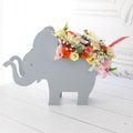 Elephant Charm Flower Box - Laflora.ae