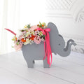 Elephant Charm Flower Box - Laflora.ae