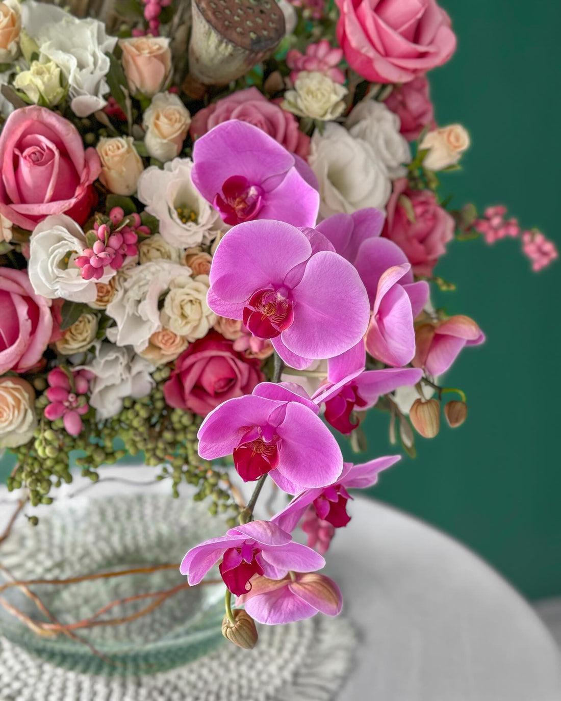 Blossom Harmony Flowers Vase - Laflora.ae