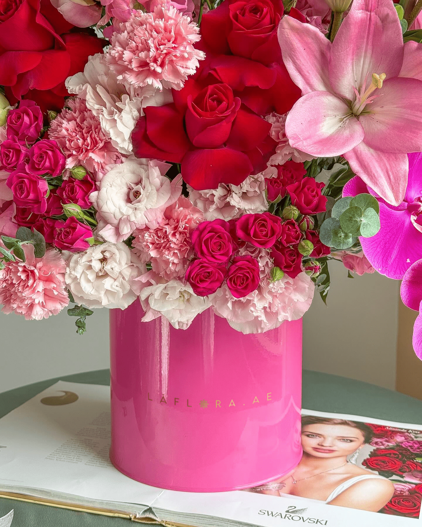 Blooming Flowers Box - Laflora.ae