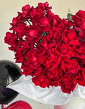 Red Heart Luxury Flower Box - Laflora.ae