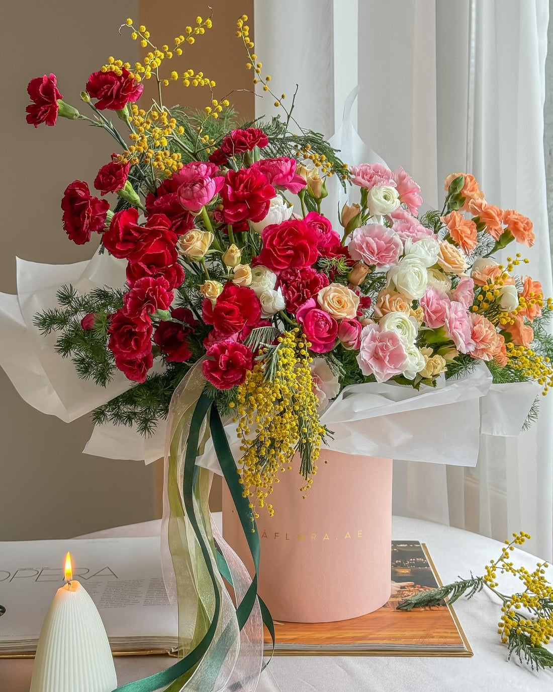 Seraphic Flower Box - Laflora.ae