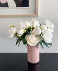 White Peonies - Laflora.ae