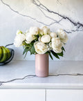 White Peonies - Laflora.ae