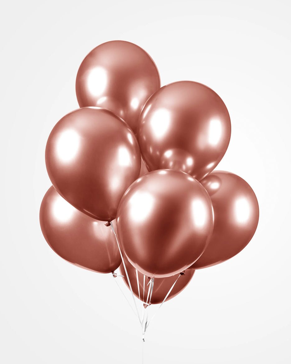 Rose Gold Balloons (4pcs set) - Laflora.ae