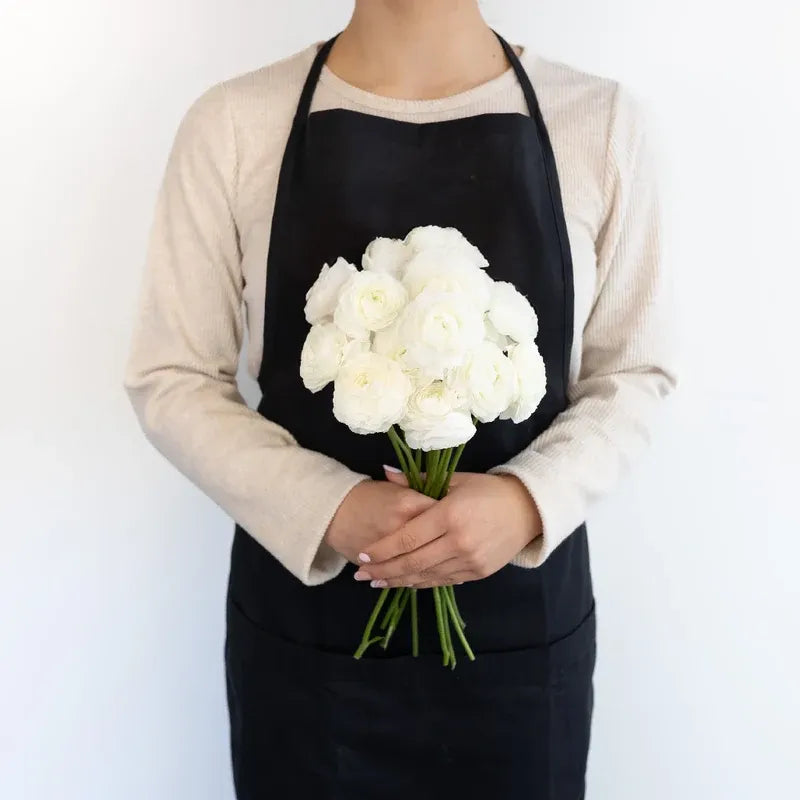 Ranunculus - Fresh White (10 Stems)