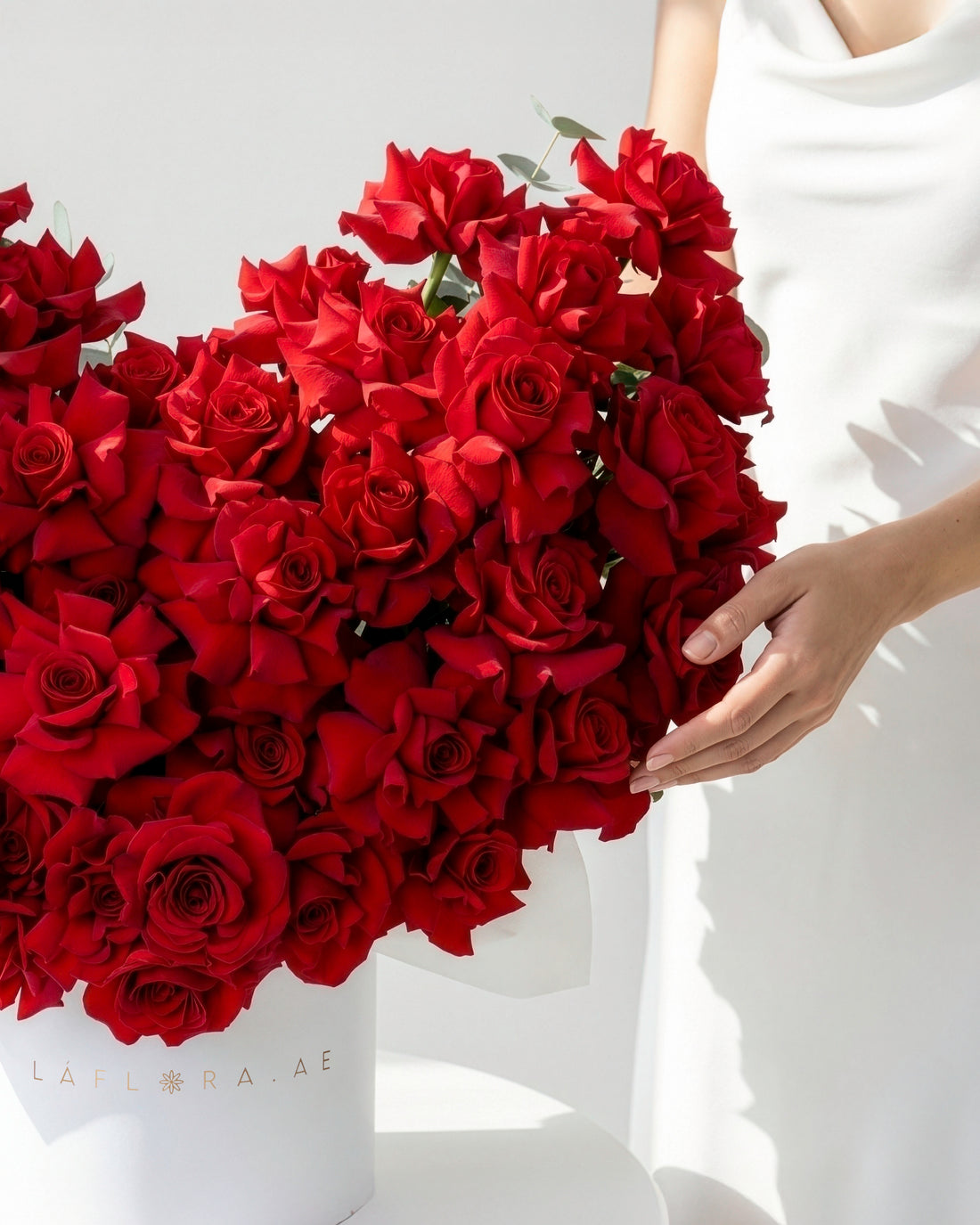 Red Heart Luxury Flower Box