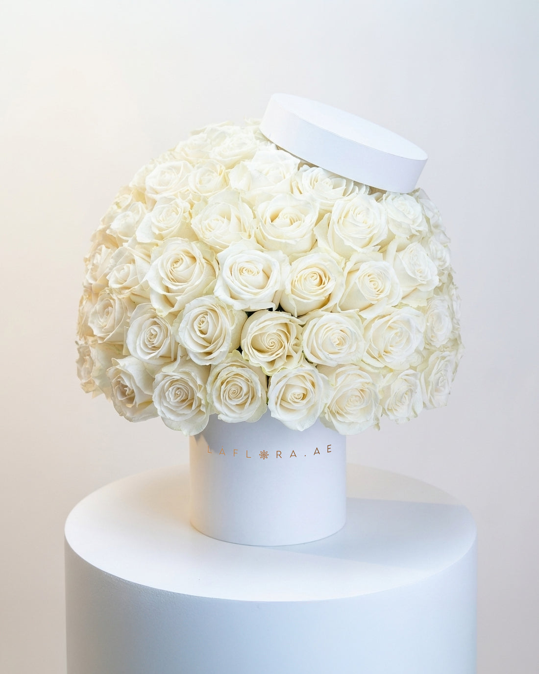 Luxury White Roses Box