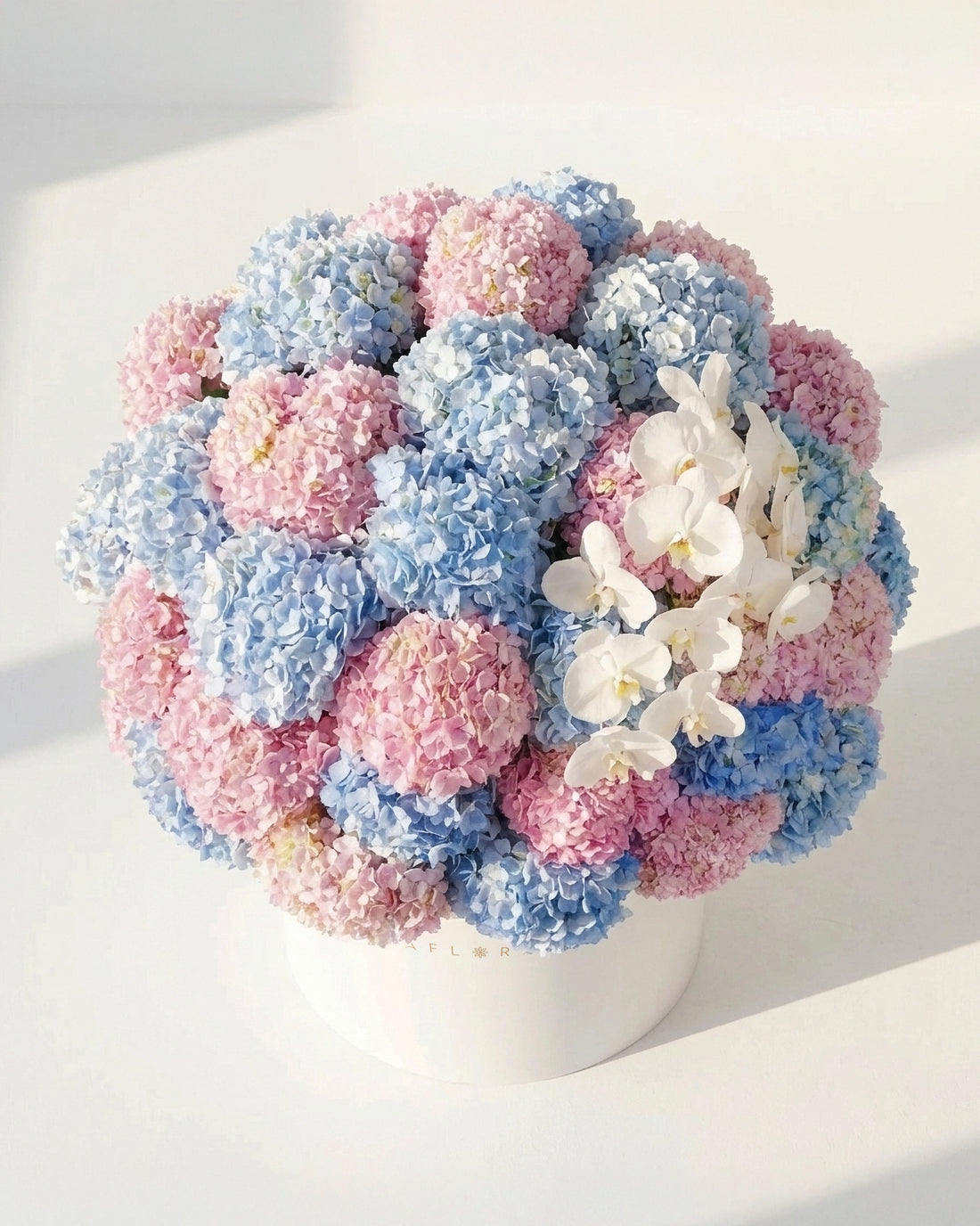 Luxury Pink & Blue Hydrangea Box