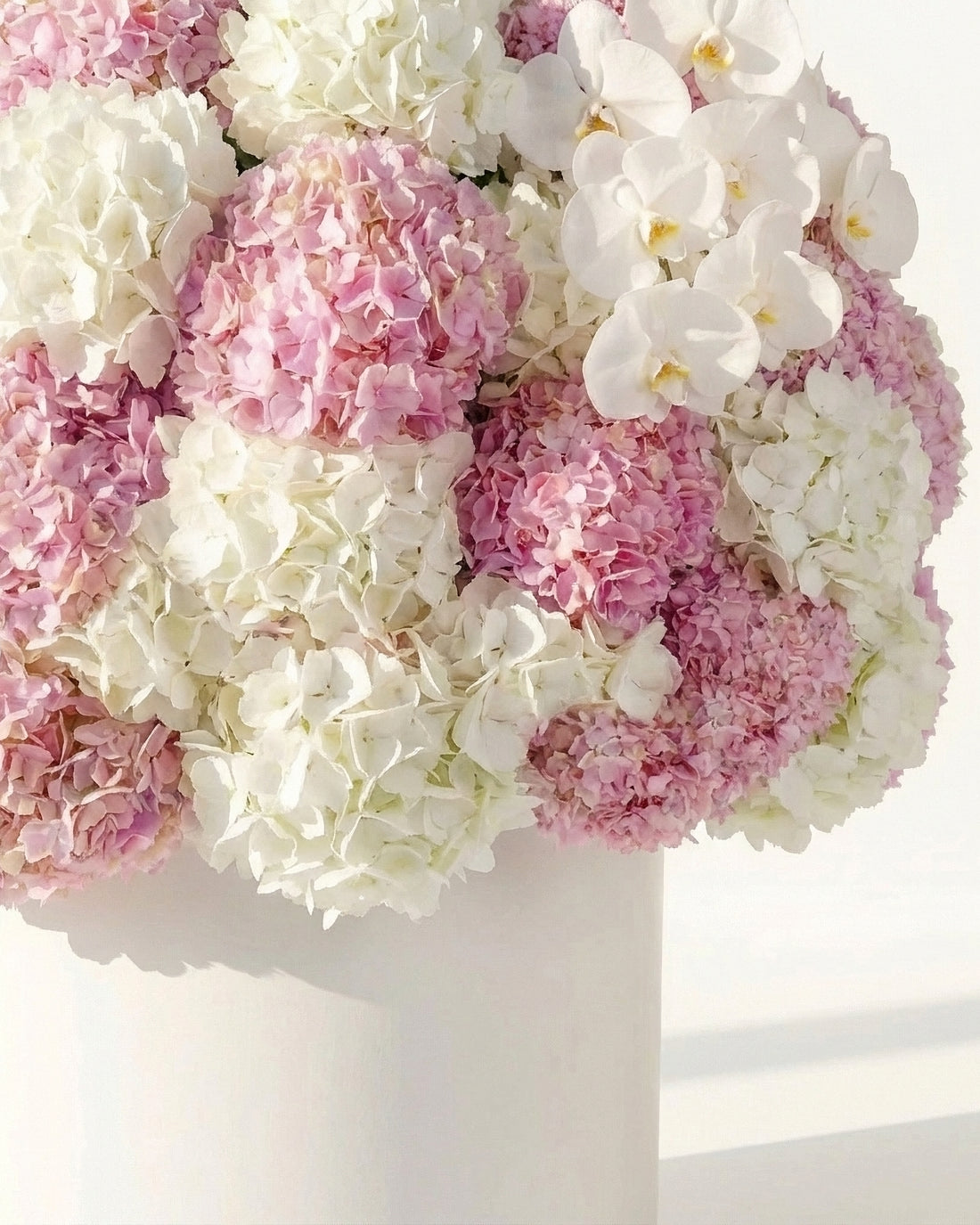 Luxury Pink & White Hydrangea Box