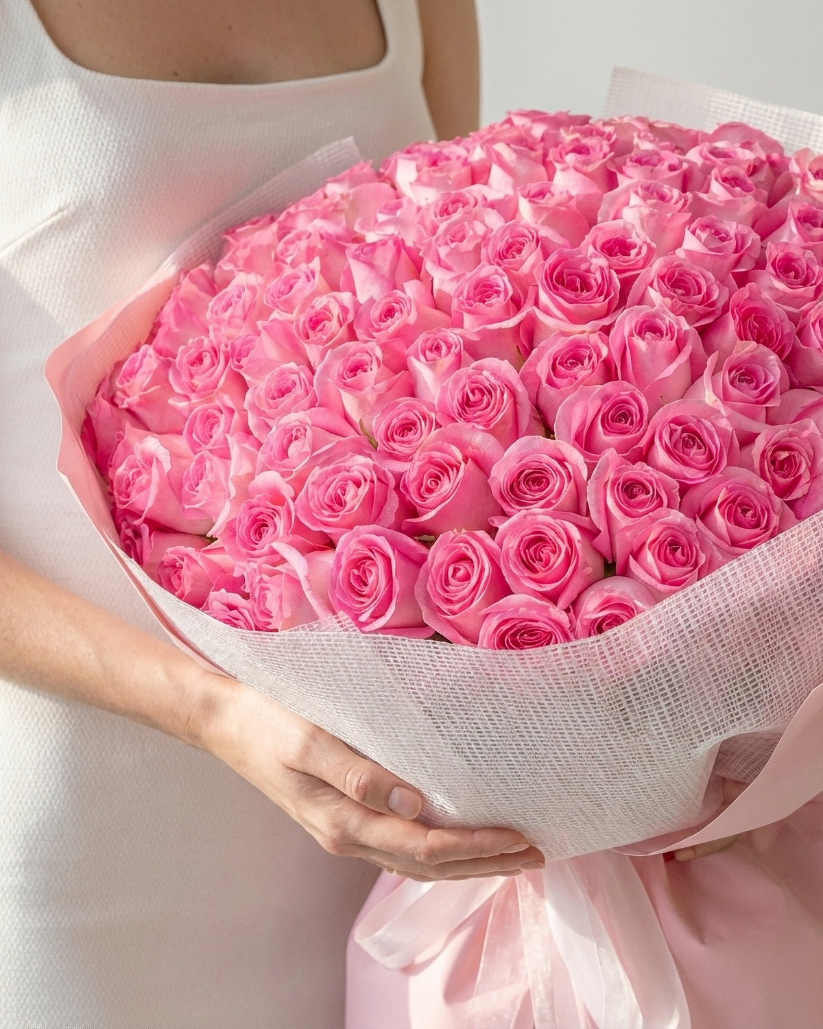 Blush Pink Roses Bouquet