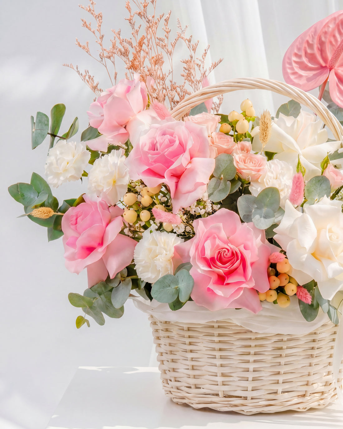 Ethereal Blush Basket