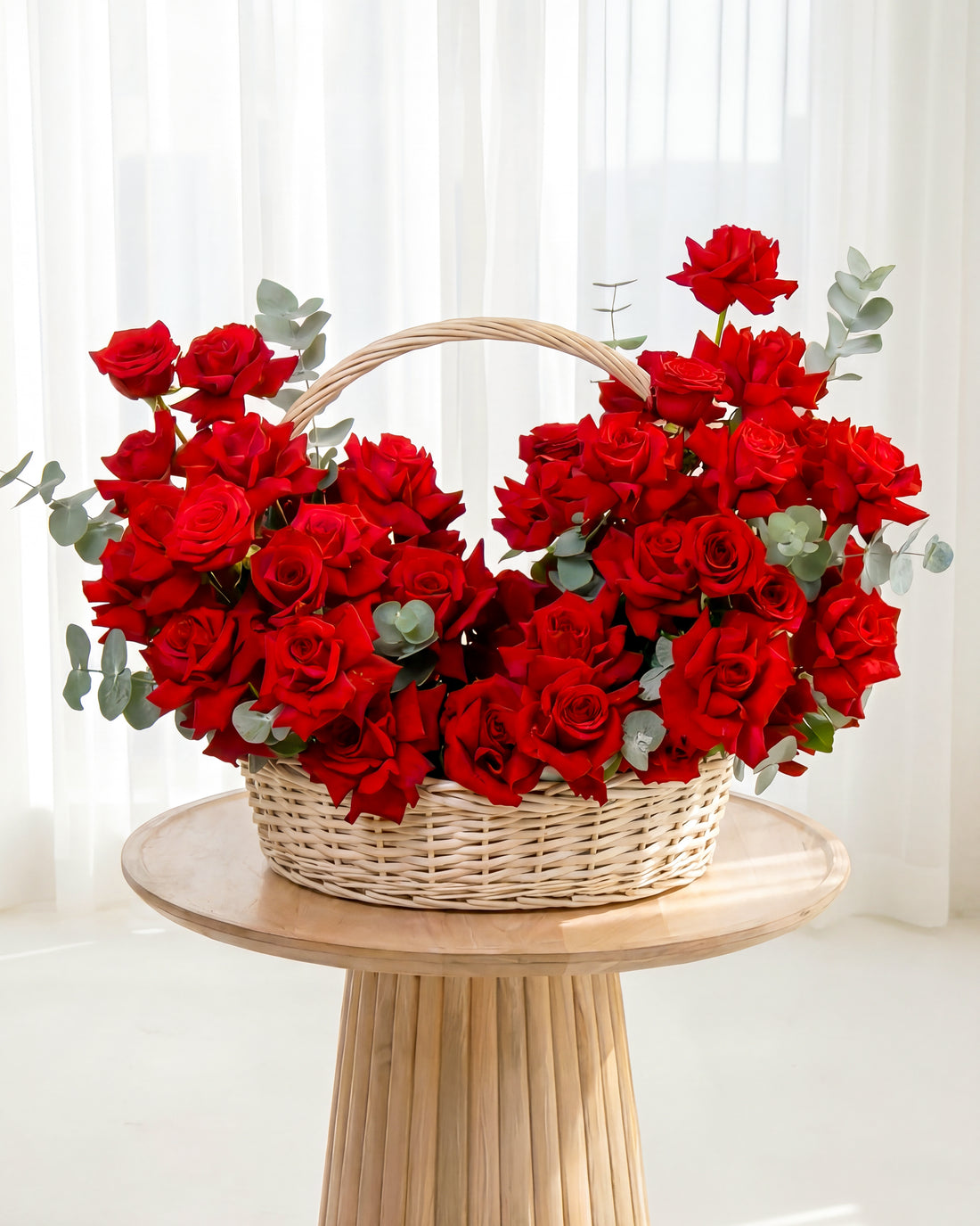 Red Velvet Luxury Basket