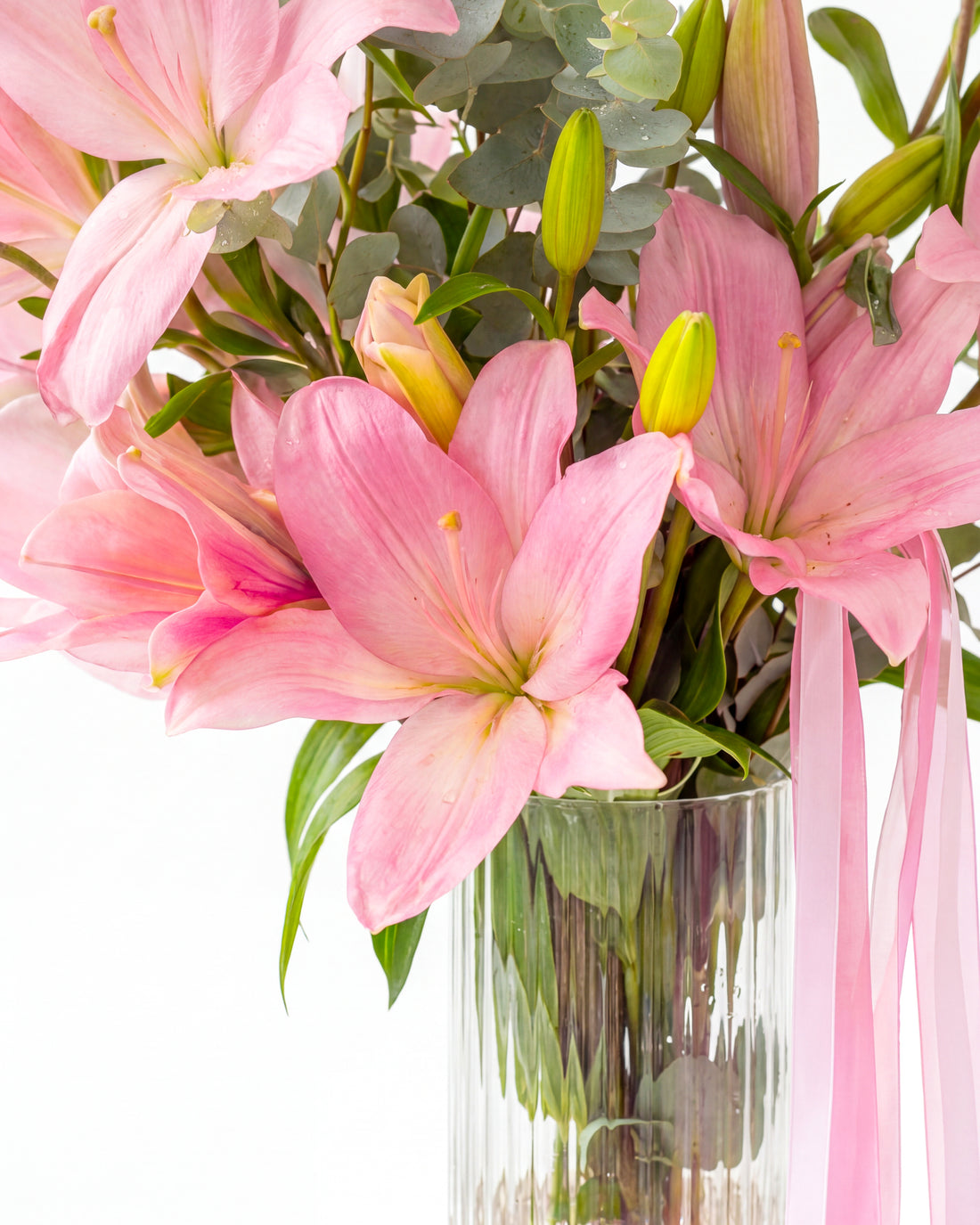 Lily Elegance Flowers Vase