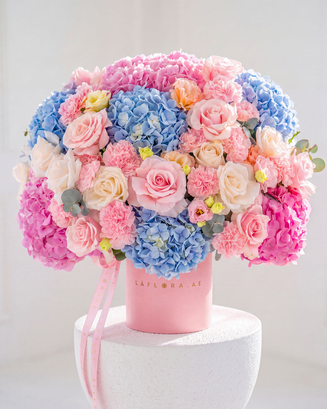 Royal Pastel Hydrangea Box