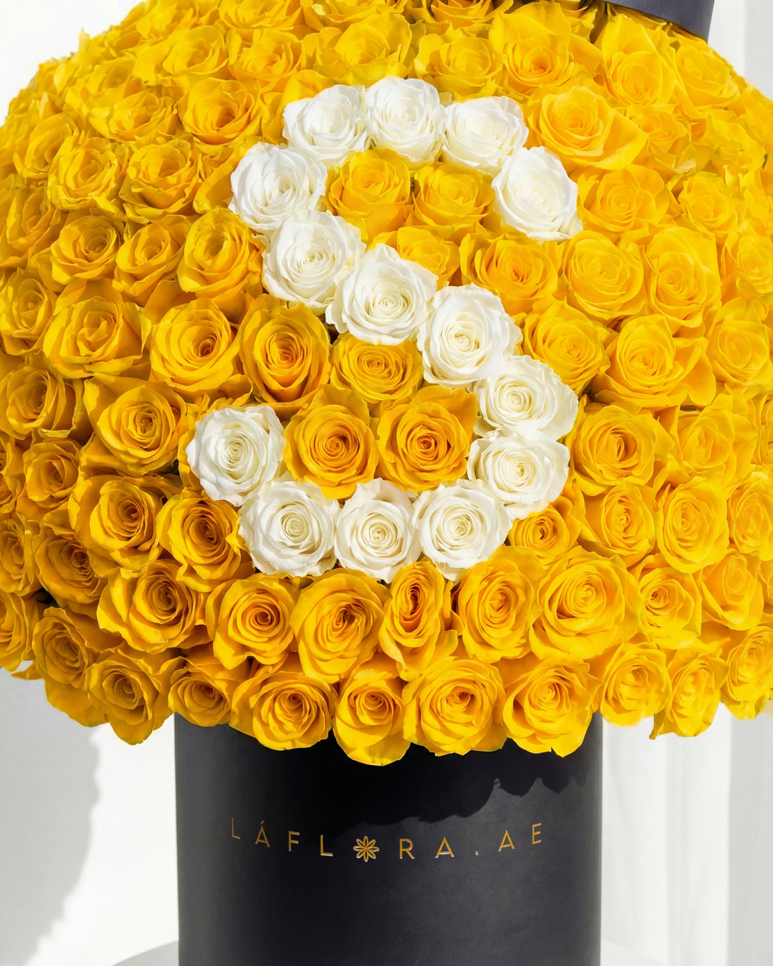 Luxury Letter Yellow Roses Box