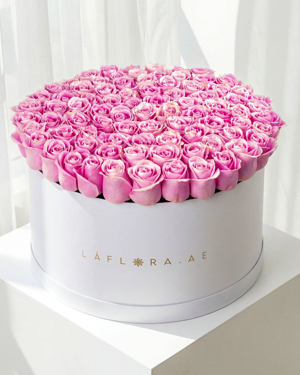 Pink Roses Box 100 Pink Roses Box