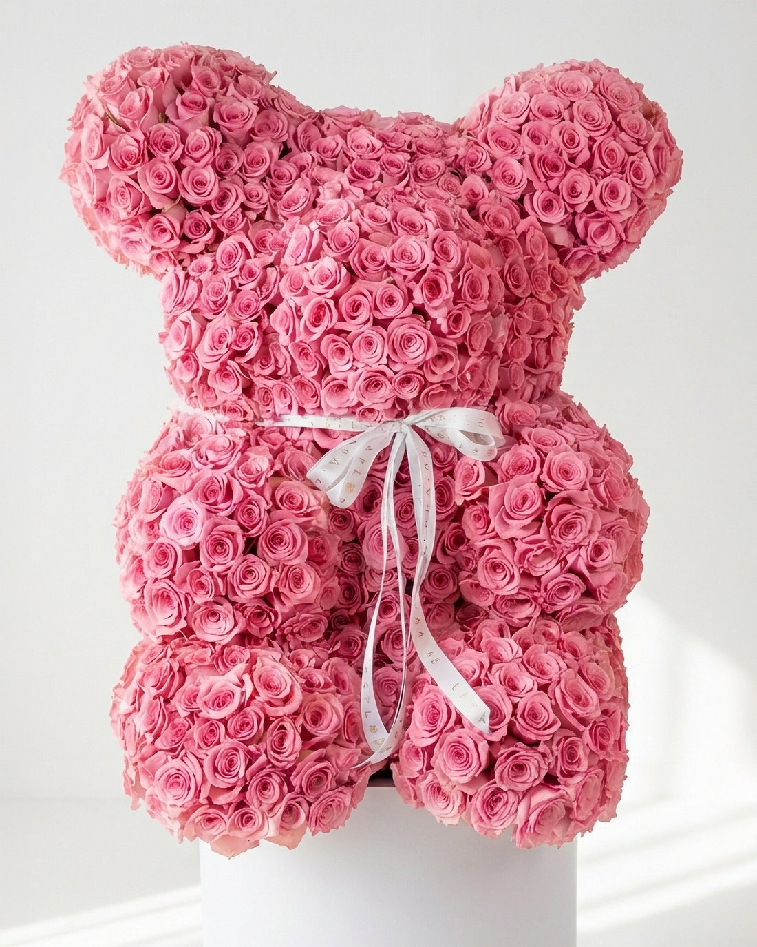 Luxury Teddy Pink Roses Box